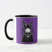 Dark Bunny – Gothic Easter Art - caneca Mok (Links)