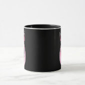 Dark Bunny Skull – Gothic Style - caneca Mok (Midden)