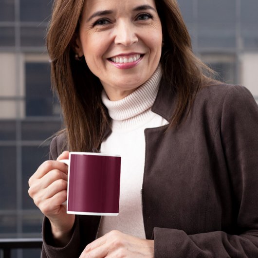 Dark Burgundy Koffiemok