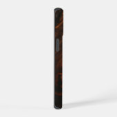 Dark Burl Wood Print iPhone hoesje iPhone 15 Case (Rechterkant)