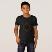 Dark Burst™ Boys' Organic T-Shirt (Voorkant volledig)
