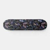 Dark Butterfly Botanical Celestial Skateboard (Horizontaal)