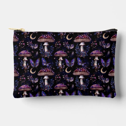 Dark Butterfly Mushroom Floral Witchy Pattern Etui (Voorkant)