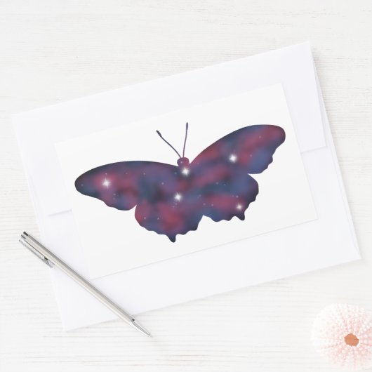 Dark Butterfly Starscape Sticker (Envelop)