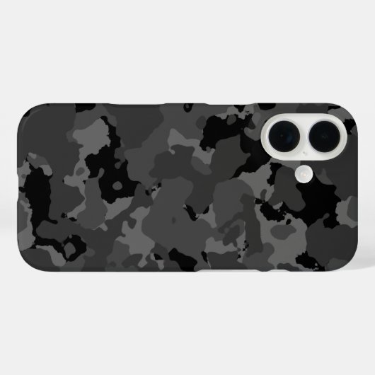 Dark Camo Pattern Case-Mate iPhone Case (Achterkant (horizontaal))