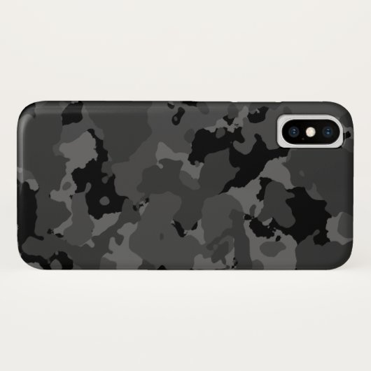 Dark Camo Pattern Case-Mate iPhone Case (Achterkant (horizontaal))