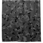 Dark Camouflage Douchegordijn (Voorkant)