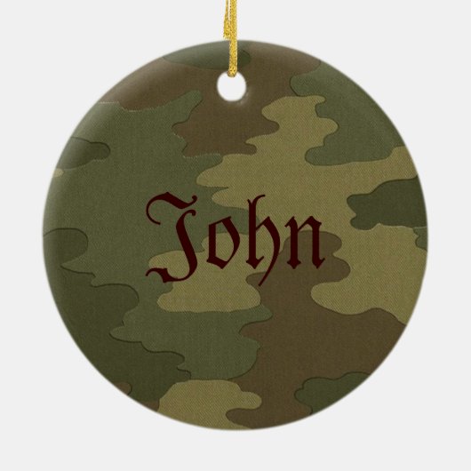 Dark Camouflage Name Ornament (Achterkant)