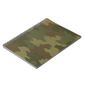 Dark Camouflage Spiral Notitieboek (Linkerzijde)