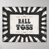 Dark Carnival Psycho Circus Ball Toss Spelbord Poster (Voorkant)