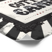 Dark Carnival Psycho Circus Cotton Snoep Sign Poster (Hoek)