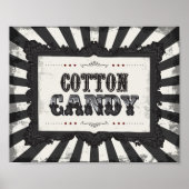 Dark Carnival Psycho Circus Cotton Snoep Sign Poster (Voorkant)