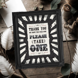 Dark Carnival Psycho Circus Party Favoriet Cadeaut Poster