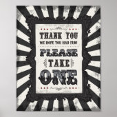 Dark Carnival Psycho Circus Party Favoriet Cadeaut Poster (Voorkant)