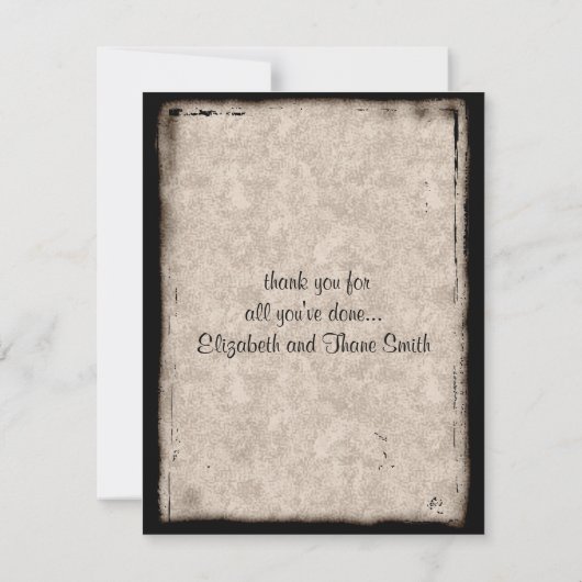 Dark Castle Gothic bedankt (Achterkant)