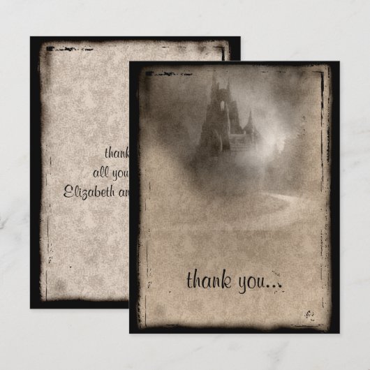  Dark Castle Gothic bedankt (Voorkant / Achterkant)