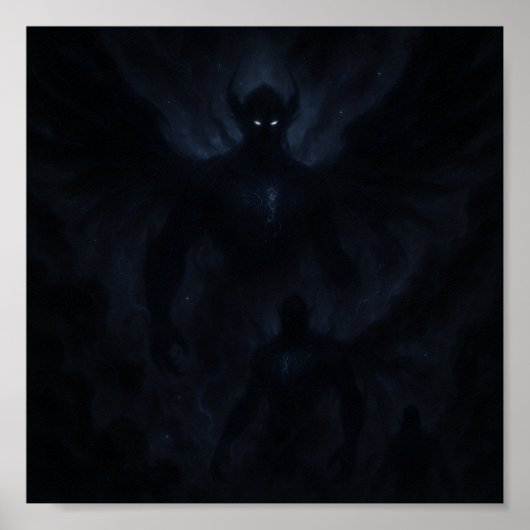 Dark Celestial Being Wall Art Poster (Voorkant)