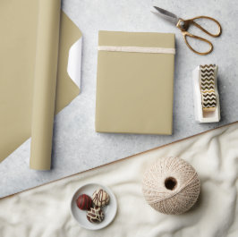 Dark Champagne Matte Wrapping Paper Cadeaupapier