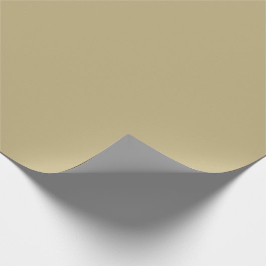 Dark Champagne Matte Wrapping Paper Cadeaupapier (Hoek)