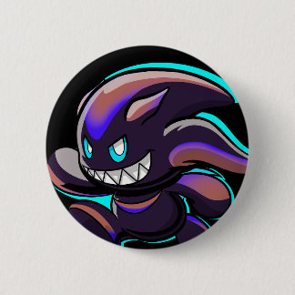 Dark Chao - Running - Swimming Variant Custom Art Ronde Button 5,7 Cm