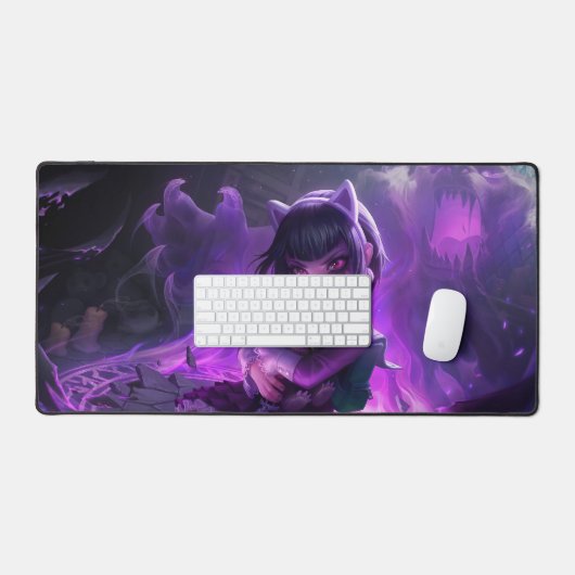 Dark Child Gaming Desk Mat |  bureaumat (Keyboard & Muis)