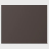 Dark Chocolate Brown Cadeaupapier (Vlak)