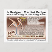 Dark Chocolate Cheesecake Martini Recept Kaart (Voorkant)