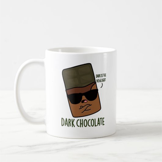 Dark Chocolate Funny Snoep Pun Koffiemok (Links)