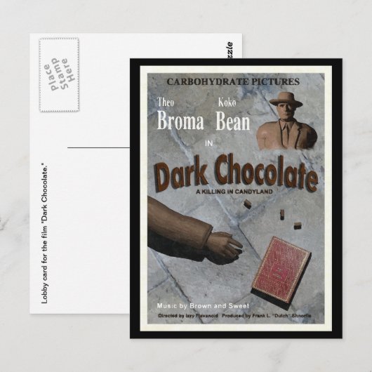 Dark Chocolate Movie Briefkaart (Voorkant / Achterkant)