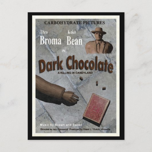 Dark Chocolate Movie Briefkaart (Voorkant)