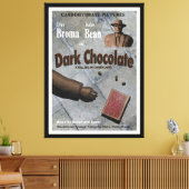Dark Chocolate Movie Canvas Afdruk (Insitu (Woonkamer))