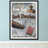 Dark Chocolate Movie Canvas Afdruk (Insitu (Houten vloer))