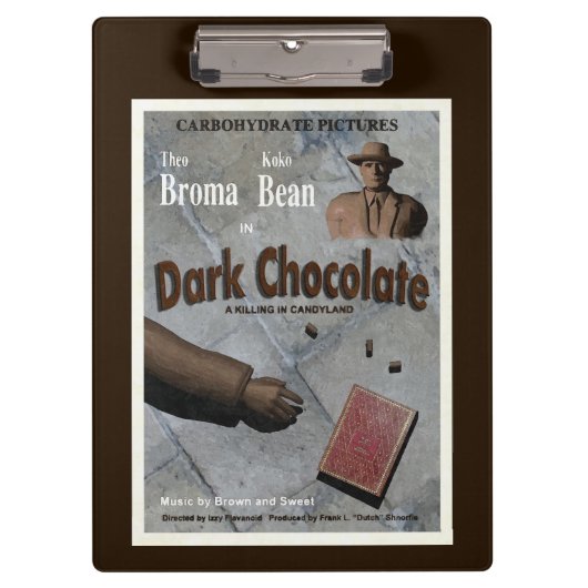 Dark Chocolate Movie Klembord (Voorkant)