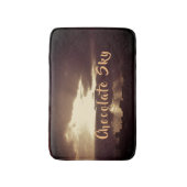Dark Chocolate Plymouth Sky Sunset Bath Mat (Voorkant Verticaal)