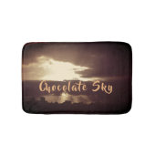 Dark Chocolate Plymouth Sky Sunset Bath Mat (Voorkant)