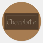 Dark Chocolate Sticker (Voorkant)