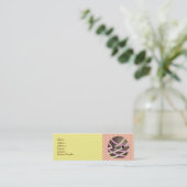 Dark Chocolate Truffle Visitekaartje (Staand voorkant)