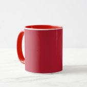 Dark Christmas Red Festive Holiday Combo Mug Mok (Voorkant links)