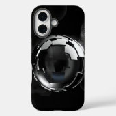 Dark Chrome Orb – Ultra-Premium Futuristic Aesthet Case-Mate iPhone Case (Achterkant)