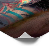 DARK CIRCUS 1 fantasieillustratie Poster (Hoek)