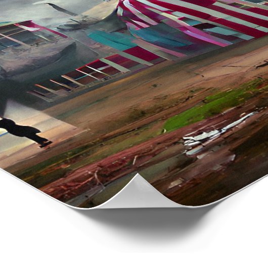 DARK CIRCUS fantasieillustratie poster (Hoek)