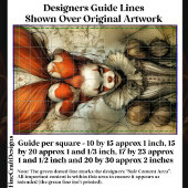 Dark Circus Queen Hearts Harlequin DZ2L Decoupage Tissuepapier