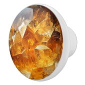 Dark Citrine Crustal Pattern Keramische Knop (Rechts)