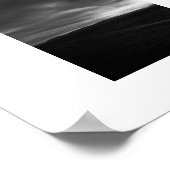 Dark Clouds Boot Zwart-wit Fotografie Poster (Hoek)