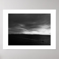 Dark Clouds Boot Zwart-wit Fotografie