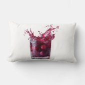 Dark Cocktail with Red Cherries and Explosive Spla Kussen (Voorkant)