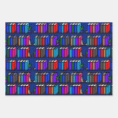 Dark Collectie van kleine bibliotheekplanken Inpakpapier Vel (Voorkant)