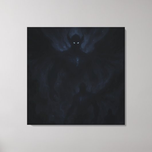 Dark Cosmic Energy Wall Art Canvas Afdruk (Voorkant)