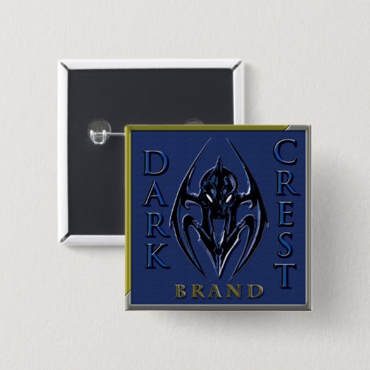 DARK CREST BRAND BUTTON (Voorkant /achterkant)