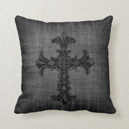 Dark Cross Gothic Pillow Kussen